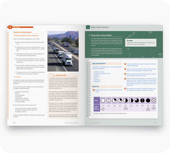 Interior Llibre Biologia i Geologia 1r d'ESO